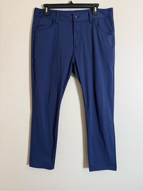 Men's Rhône Navy Stretch Performance Pants chinos size 34